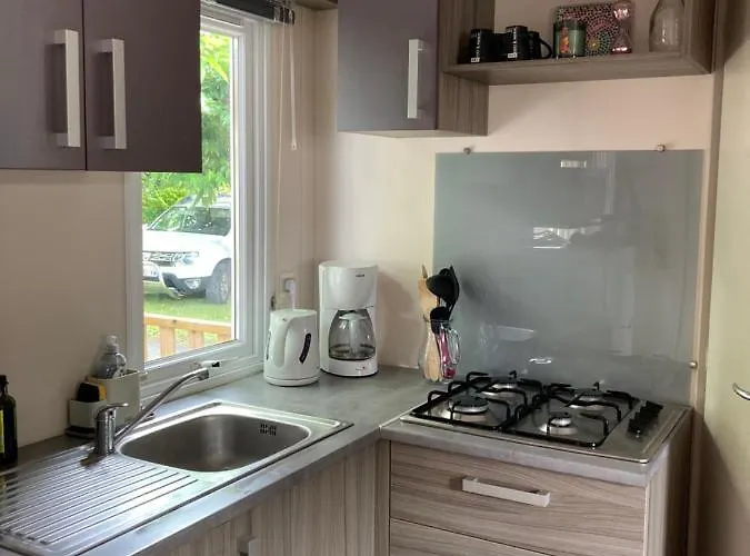 木屋 Cosy Lili - Mobilhome Mandarine - Proche Ocean