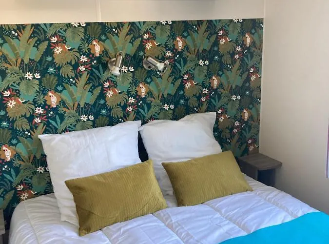 木屋 Cosy Lili - Mobilhome Mandarine - Proche Ocean 圣乔治德蒂