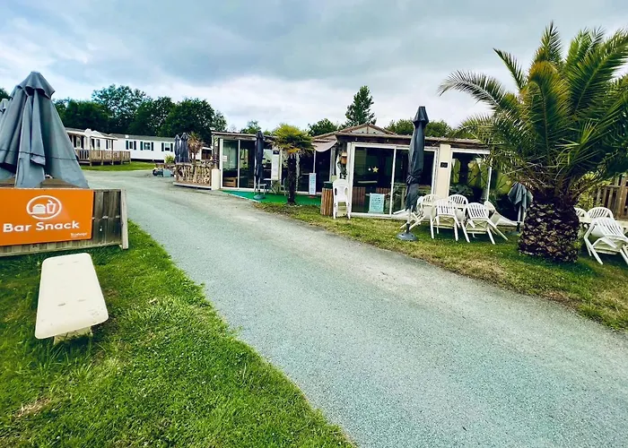 木屋 Cosy Lili - Mobilhome Mandarine - Proche Ocean